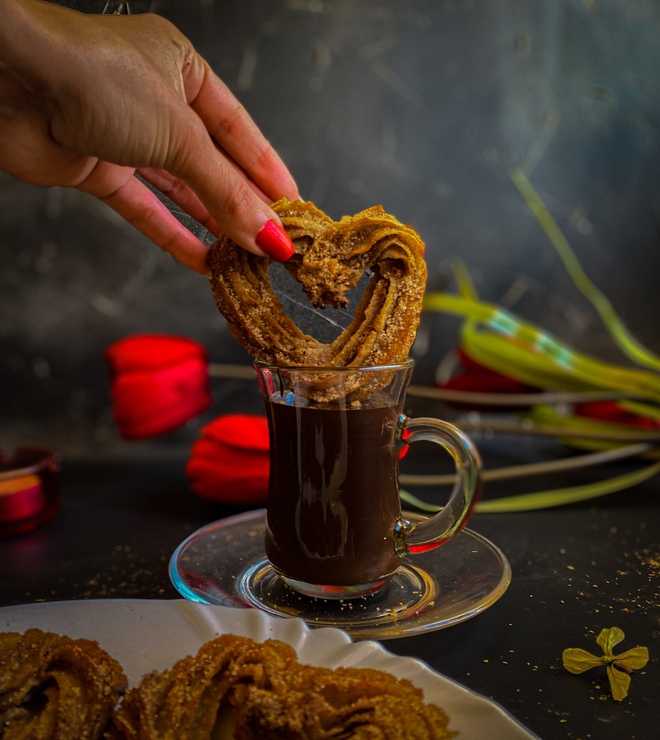 Authentic Healthier Spanish Heart-shaped Churros