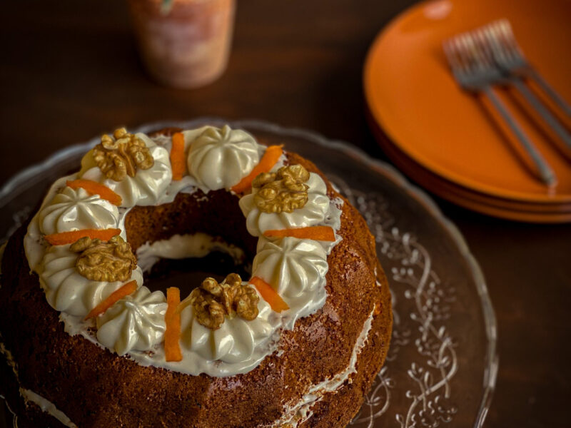 The Best Healthy Bundt Carrot Cake