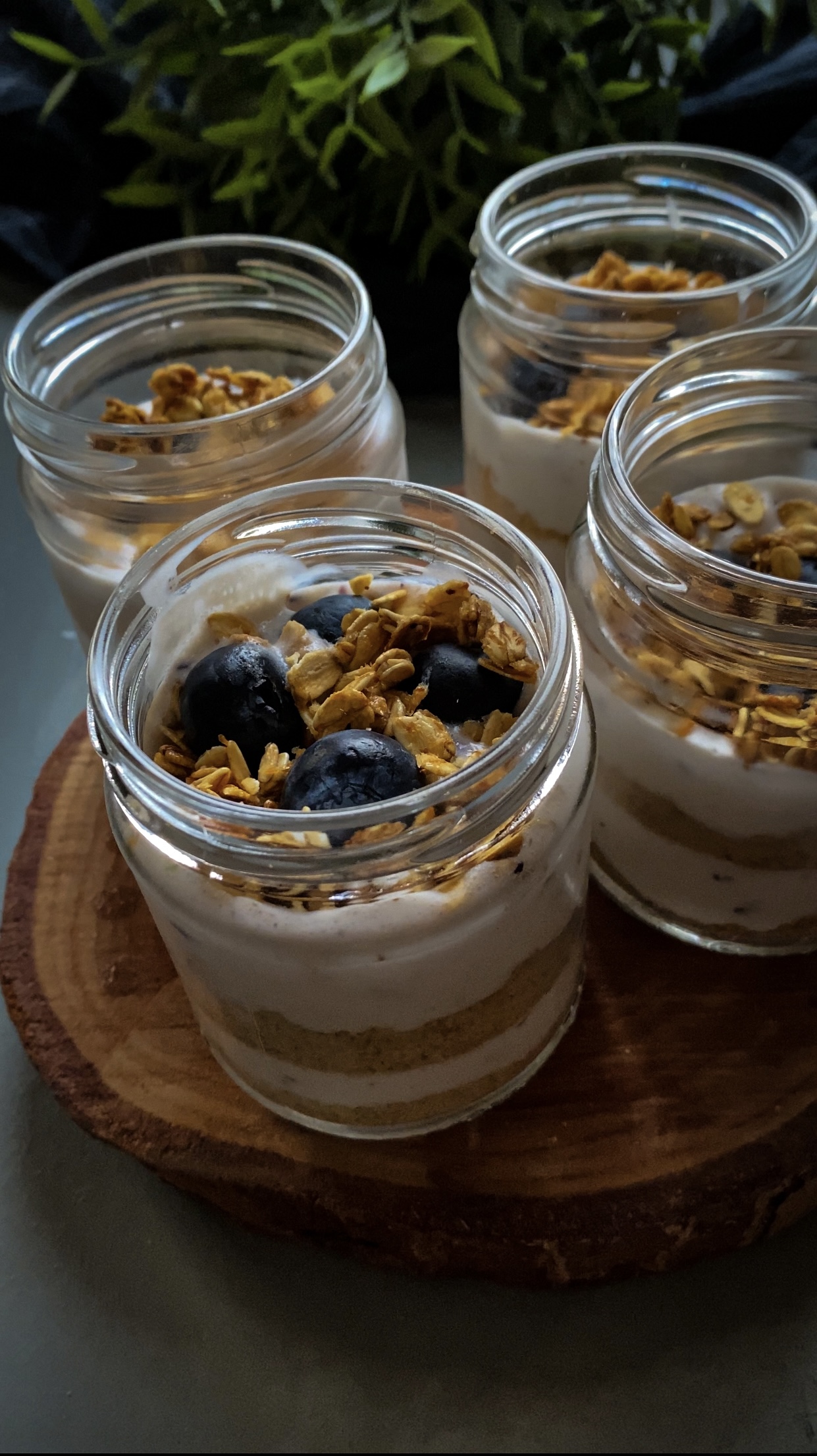 Healthier No-Bake Cheesecake Jars